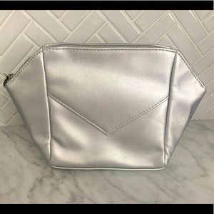 2/$15 NEW La Prairie Silver Make Up Bag